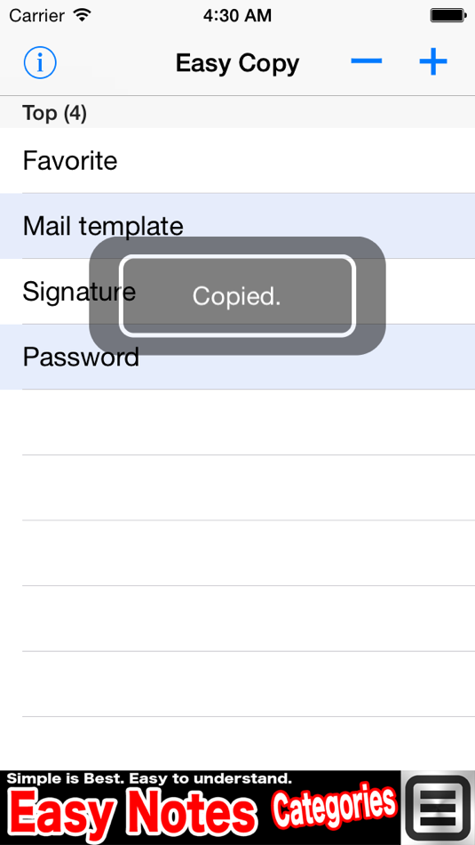 Easy Copy Free - 1.1.0 - (iOS)