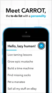 carrot to-do iphone resimleri 1