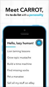 CARROT To-Do screenshot #1 for iPhone