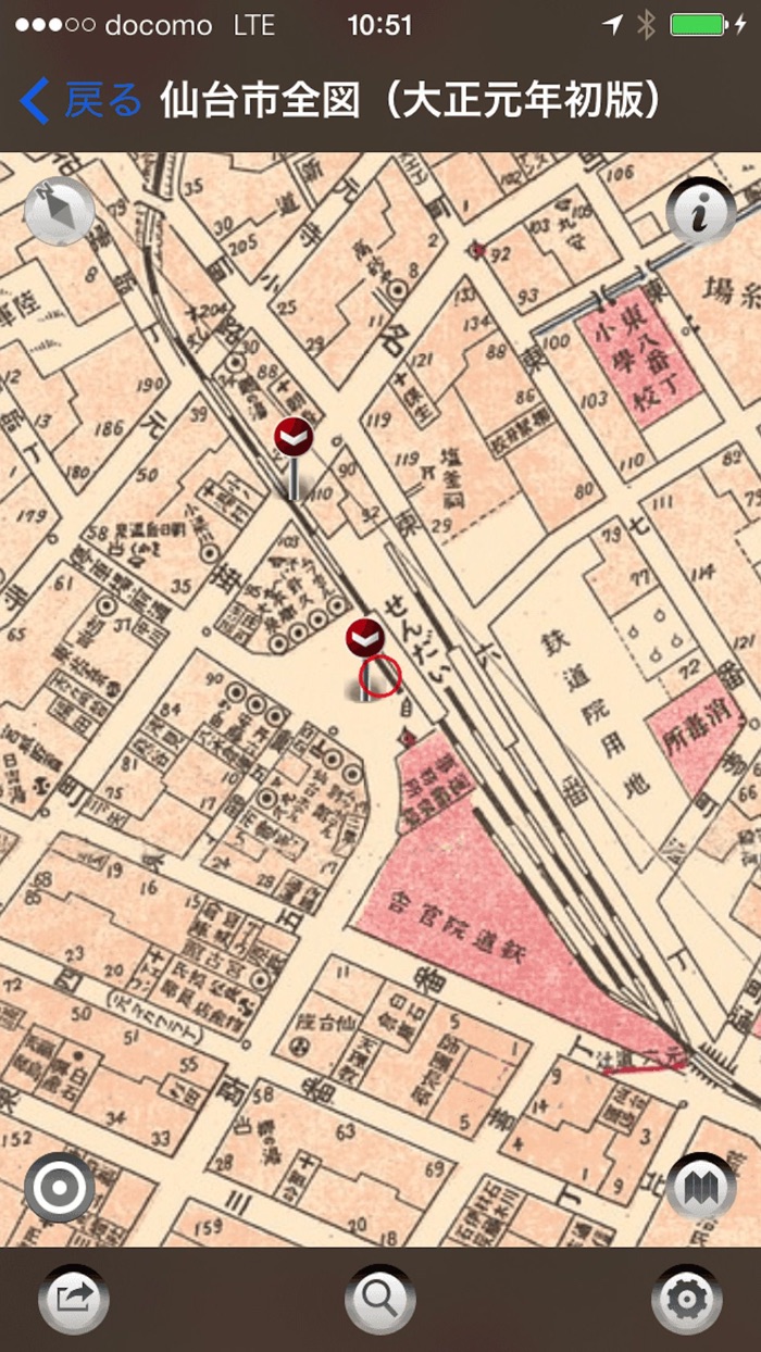 仙台地図さんぽ