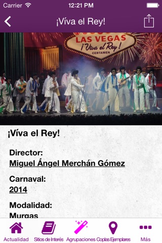 CarnavaldeMalaga.com screenshot 4