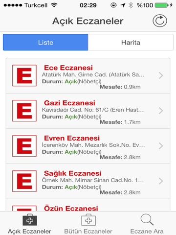 Screenshot #4 pour Açık Eczane Bul