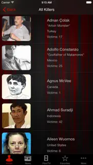 serial killer murder library iphone screenshot 2