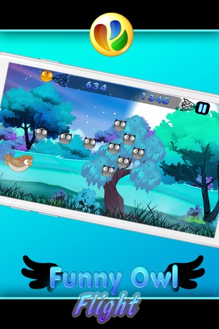 Funny Owl Flight - Free Game For Children screenshot 4