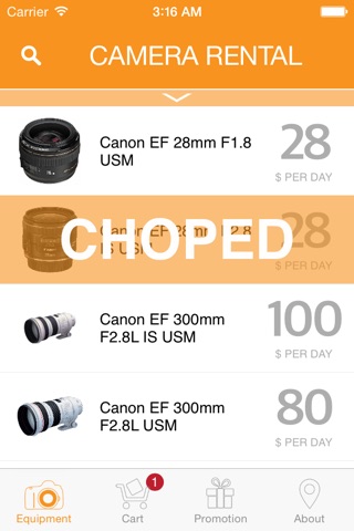 Camera Rental Centre (Singapore) screenshot 3