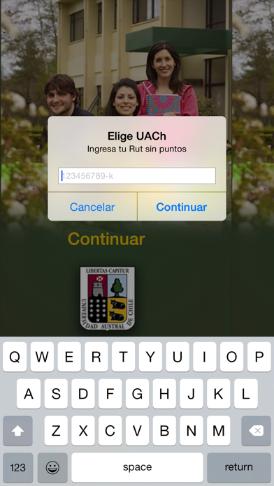 Elige UACh app screenshot