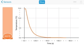 Vernier Go Wireless screenshot