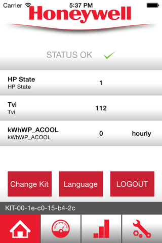 Honeywell Userapp screenshot 2