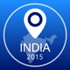 India Offline Map + City Guide Navigator, Attractions and Transports