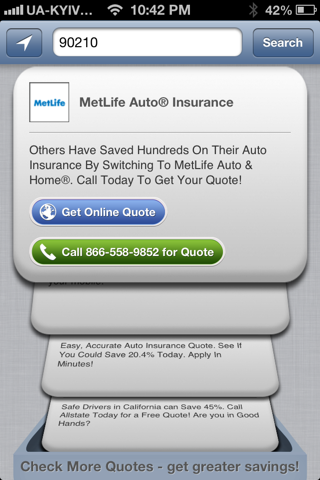 iCompare Car Insurance screenshot 2