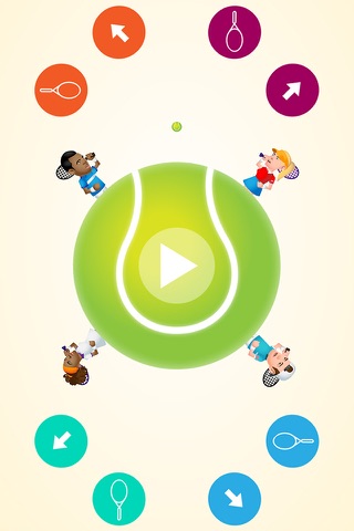 Circular Tennis: Multiplayer screenshot 2