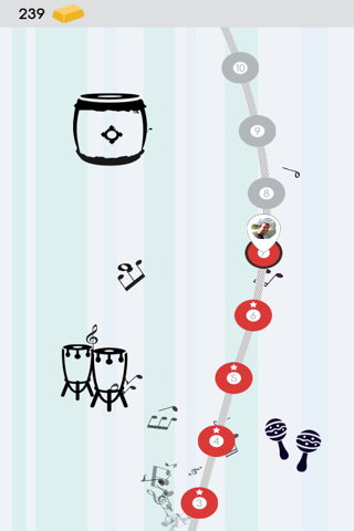 Percussion: rhythmic tap tap game screenshot 2