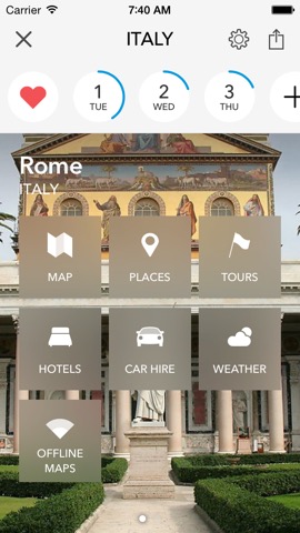 Italy & Vatican Trip Planner by Tripomatic, Travel Guide & Offline City Mapのおすすめ画像1