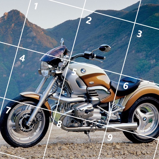 Motorbike Jigsaw Puzzle Icon