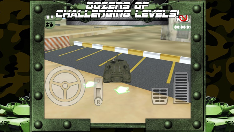 3D Army Tank Parking Game with Addicting Driving and Racing Challenge Games FREE