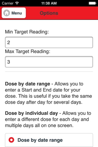 Warfarin Tracking screenshot 3