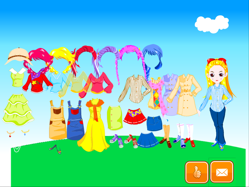 Colorful Doll DressUp