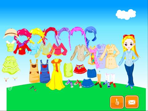 Скриншот из Colorful Doll DressUp