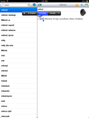 Screenshot #5 pour Polish English best dictionary for translator - Słownik Polski angielski