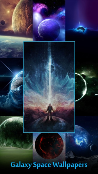 Galaxy Space Wallpapers & Backgrounds - Custom Home Screen Maker with HD Pictures of Astronomy & Planetのおすすめ画像1