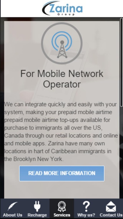 Zarina Mobile Top Up