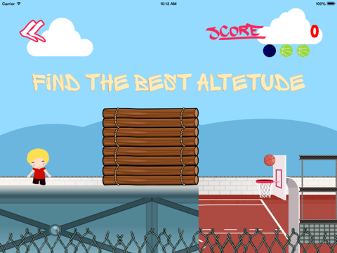 Kids Basketball - Perfect Bullseye Trickshot iPad screenshot