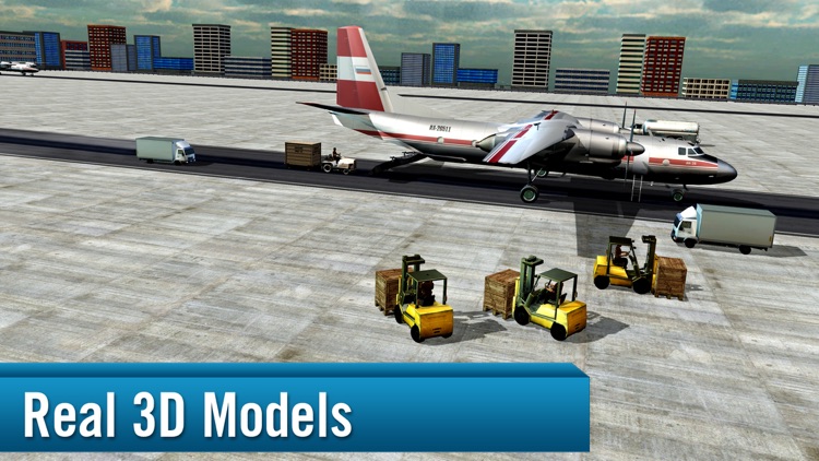 Airplane Cargo Truck Sim 3D