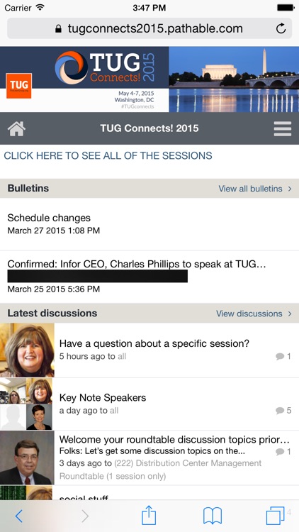 TUG Connects 2015