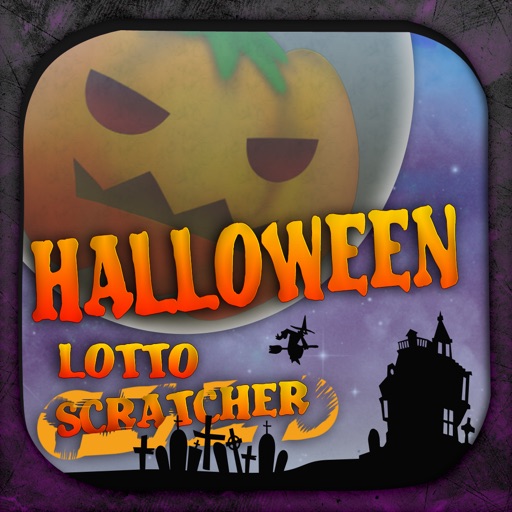 Halloween Spooks Lottery Scratch Card 777 - Ghosts Witches and Wizzards Casino Gold Win Gold Icon