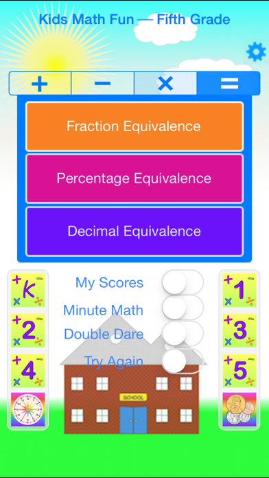 Screenshot #1 for Kids Math Fun — Fifth Grade