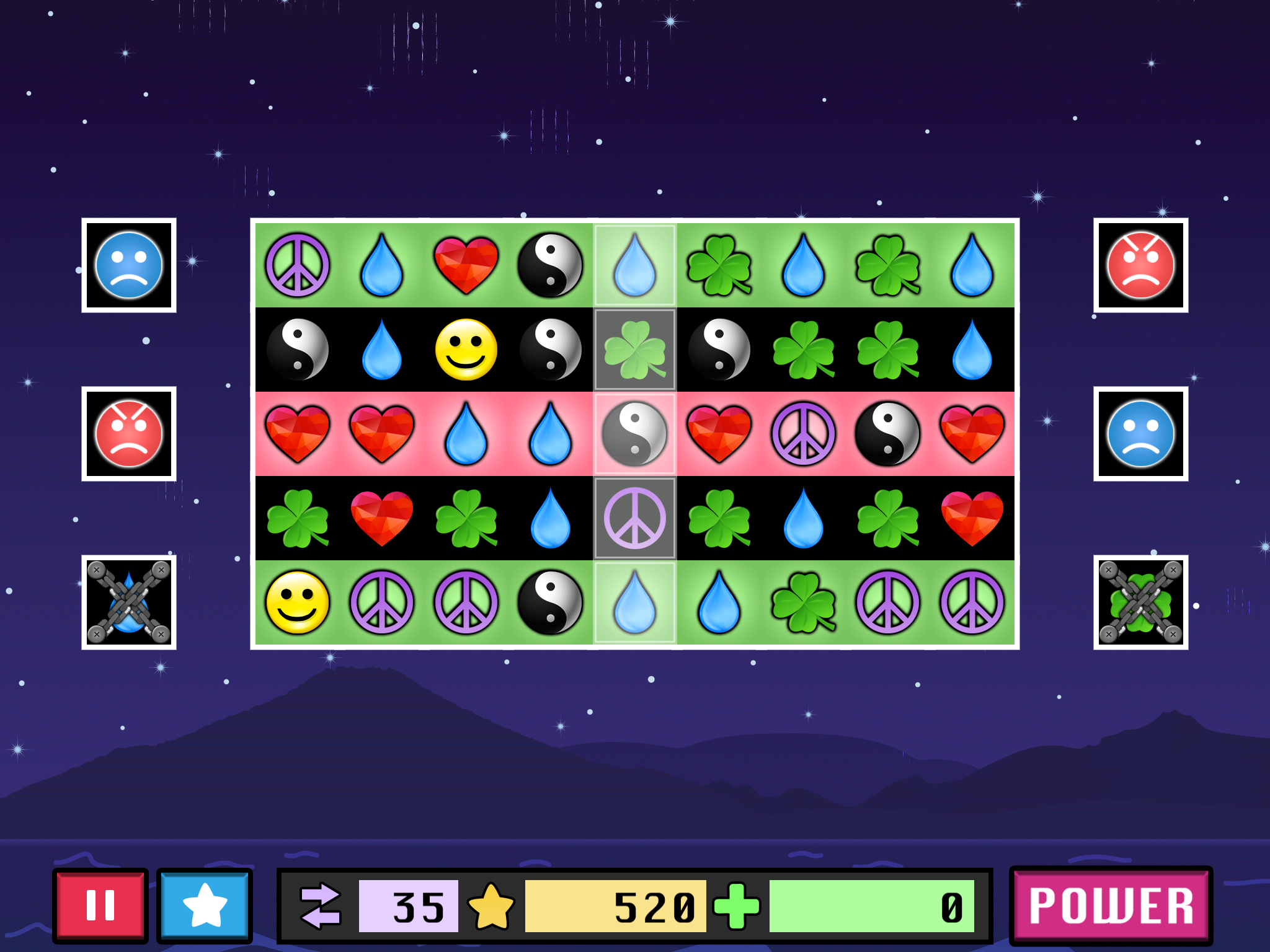 Matching in the Rain - A relaxing match 3 puzzle game