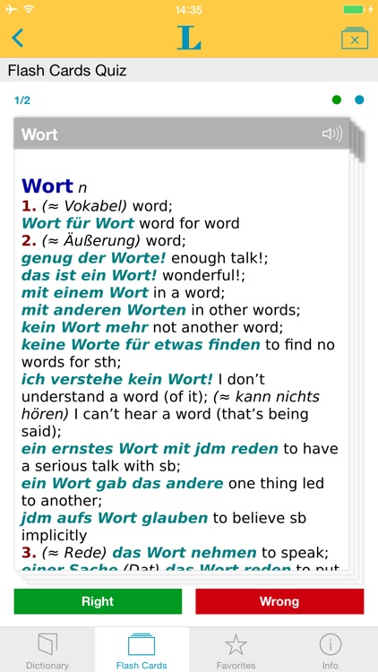 German <-> English Talking Dictionary Standard