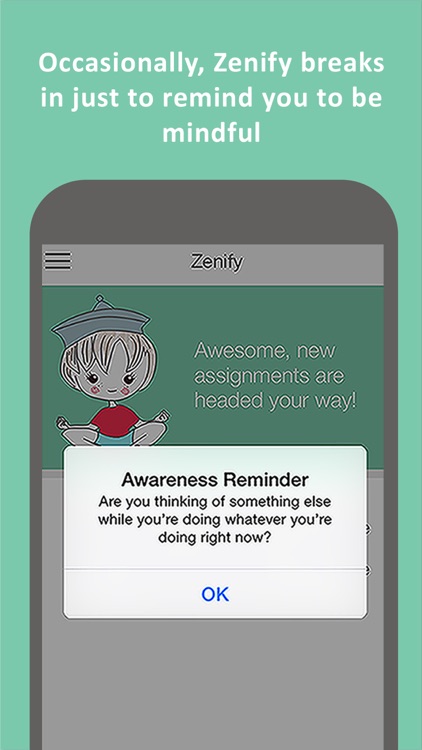 Zenify - Meditation and Mindfulness Training Techniques for peace of mind, stress relief and focus screenshot-3