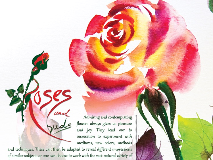 Watercolour - interactive book will help to develop your basic skills in Watercolor.