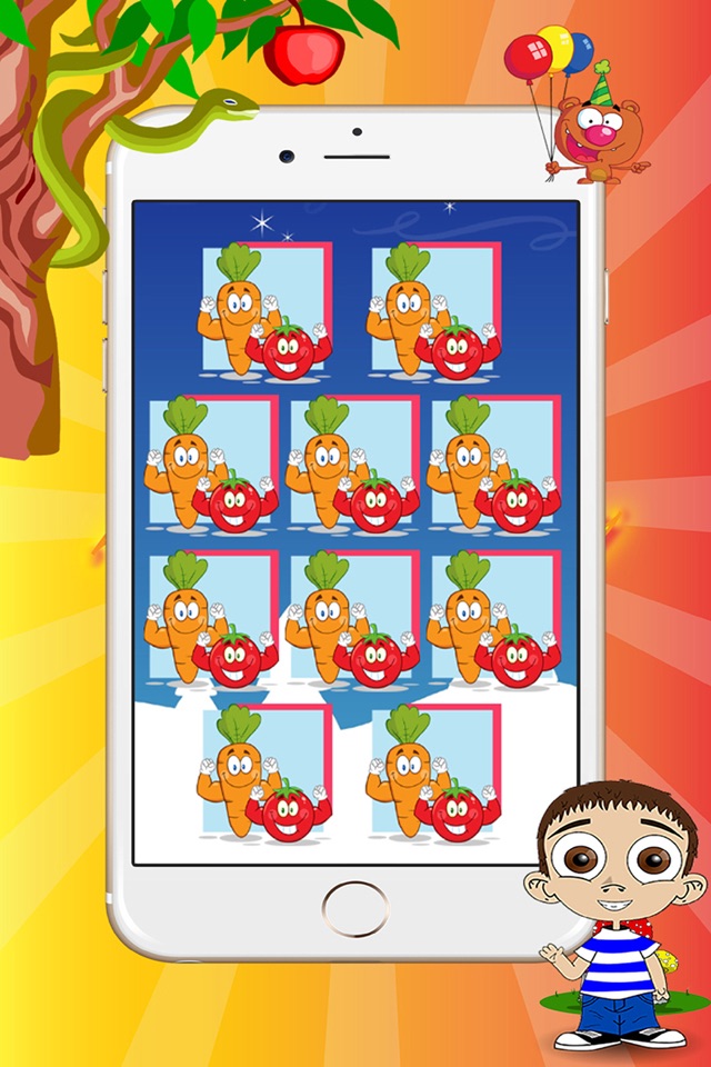 Fruits Memory Game For Adults - Sports Memory Game screenshot 2