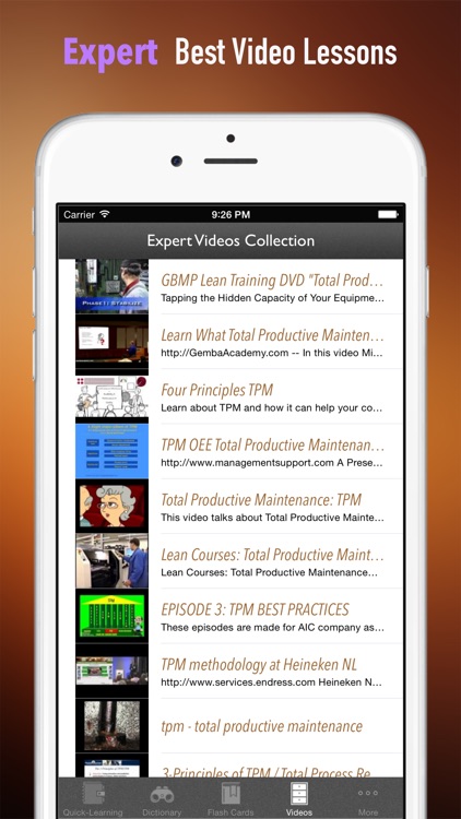 Total Productive Maintenance (TPM) Quick Study Reference: Cheat sheets with Glossary and Video Lessons screenshot-4