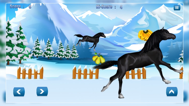 Horse Poney Wild Agility Race 2 : The winter icy mountain dangerous path - Free