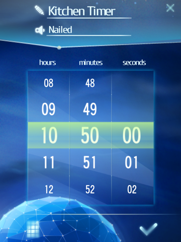 Cool Kitchen Timer iPad screenshot 5 - Food & Drink app