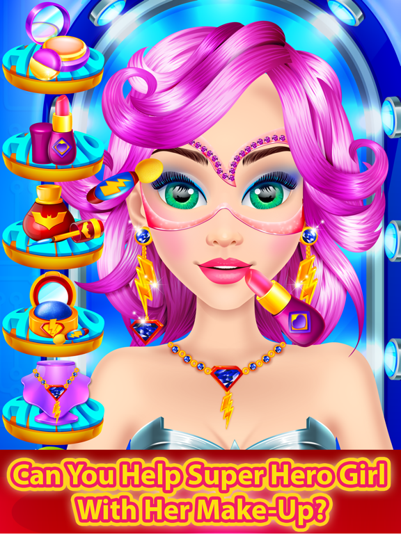 Screenshot #5 pour Superhero Beauty Salon - Makeup, Dressup & Kid Spa