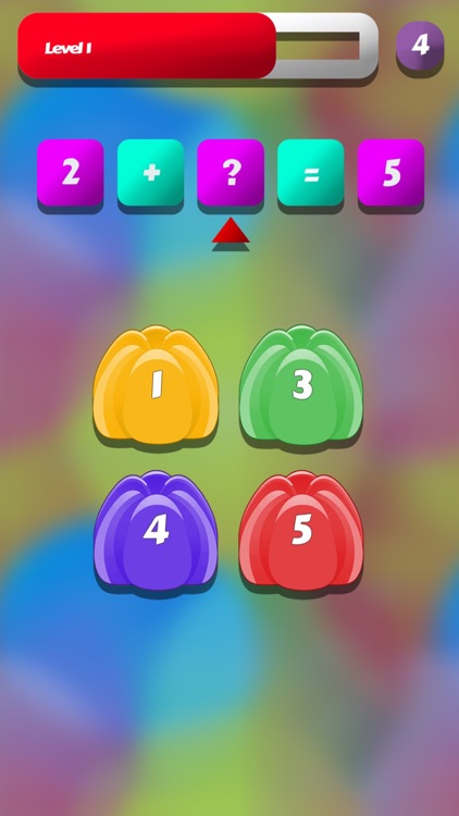 Jelly Math Quiz - Cool math games for kids & toddlers: numbers, addition, subtraction, multiplication, division free worksheets for preschool & kindergarten screenshot-0