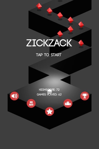 Zick zack HD - free zig and zag blocks escape & avoid room edges game screenshot 4