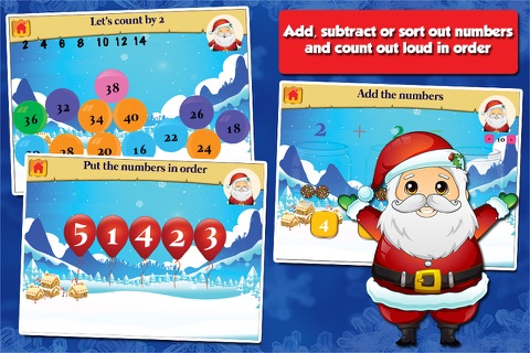 Christmas’ First Grade Learning Games for Kids screenshot 2