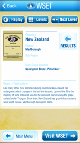 WSET Wine Game screenshot