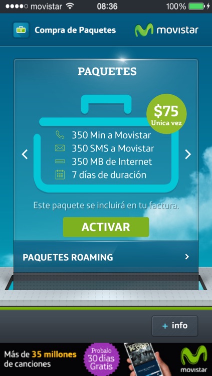 Movistar Paquetes by TELEFONICA MOVILES DEL URUGUAY S.A.