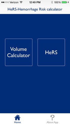 HeRS - Hemorrhage Risk Stratification Calculator screenshot 1