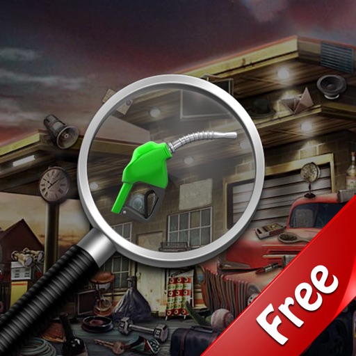 Messy gas pump Hidden Objects iOS App