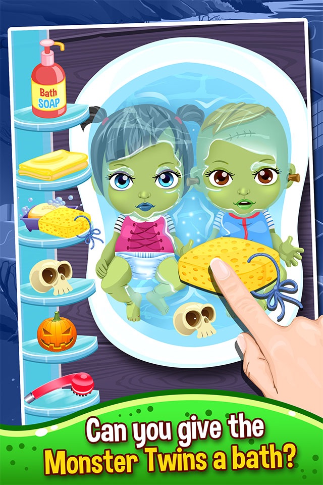 Monster Mommy's Newborn Pet Doctor - my new born baby salon & mom adventure game for kids screenshot 2