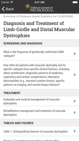 Game screenshot Muscle Disease Guidelines apk