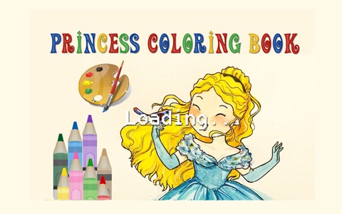 Coloring Book : Chibi Princess Girl Game screenshot 3