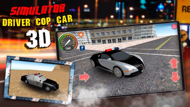 Simulator Driver COP Car 3D
